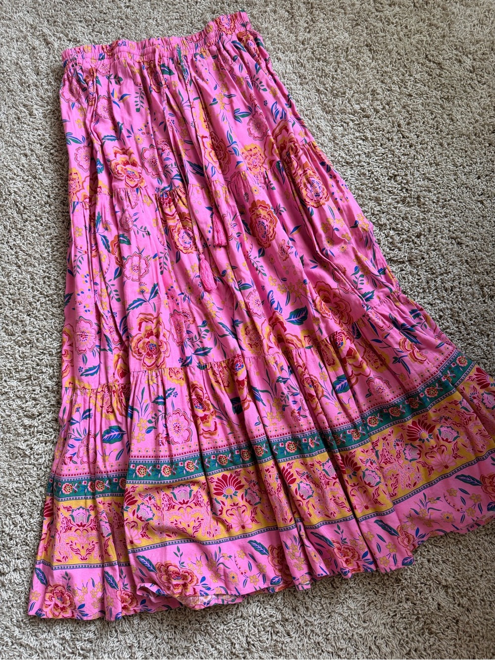 Pinch Brand Pink Maxi Skirt Sz M